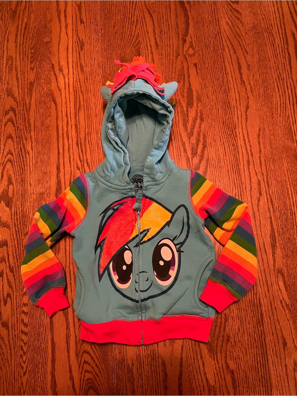 Girls' Rainbow Dash My Little Pony Hoodie 4T